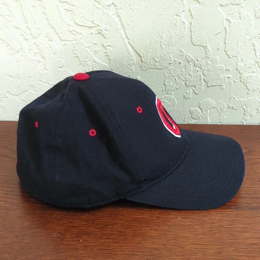 Authentic Zephyr The Z Hat Black Ohio State Red Block O Buckeyes Youth 7 1/8